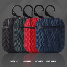 For AirPods 1 2 Textile Cloth Skin Earphone Case Wireless Bluetooth Headphone Cover Portable For Airpods 2 1 Pro Sleeve Bag Capa