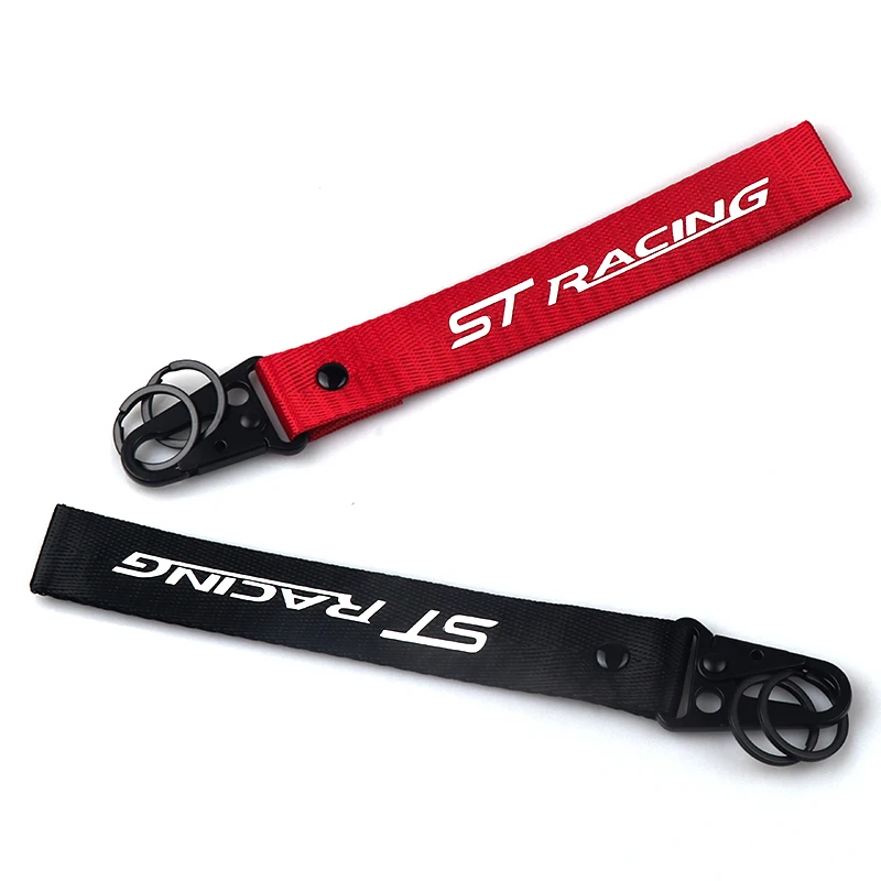 Брелок для ключей с нейлоновой лентой значок логотипом ST RACING Ford FOCUS 3 Mondeo Fiesta Kuga MK2