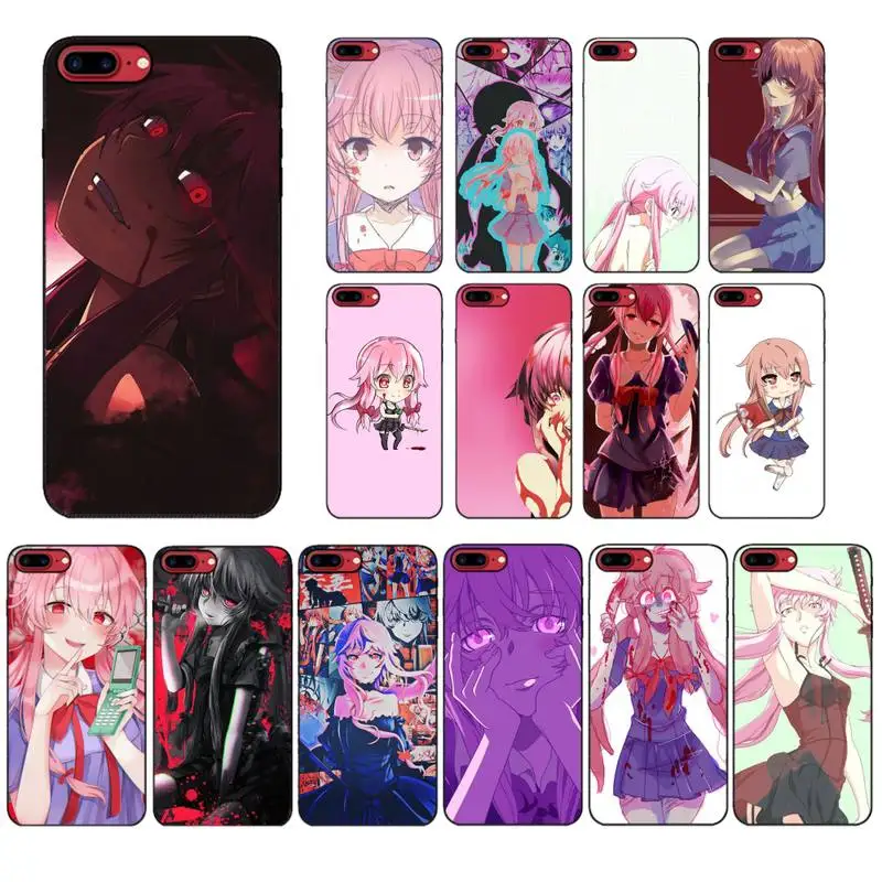 

Future Diary Mirai Nikki Phone Case for iPhone 13 11 12 pro XS MAX 8 7 6 6S Plus X 5S SE 2020 XR cover