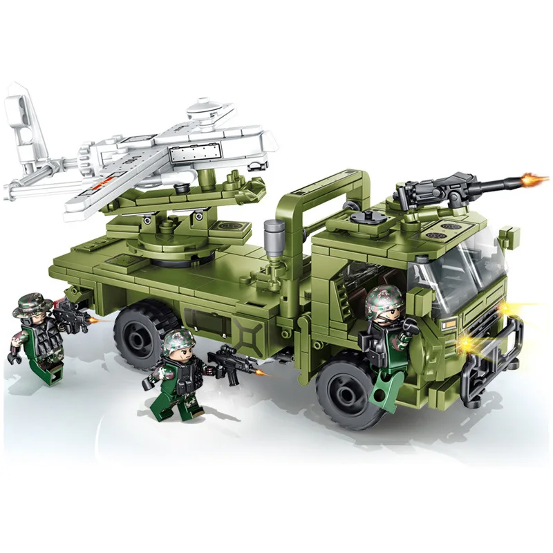 105621 442 шт. Детский конструктор военная армия|Игрушечные кубики| |