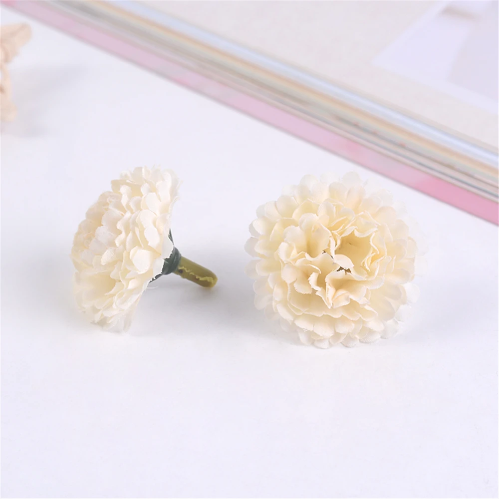 Искусственные цветы 20 шт. 3 см шелковые гортензии навалы для свадебного украшения