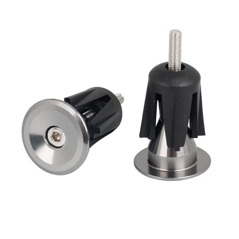

2PCS Bike Handlebar Plugs Bicycle Grips Caps Covers Aluminum Alloy Bike Handlebar End Plugs MTB Bike Bicycle Accessories