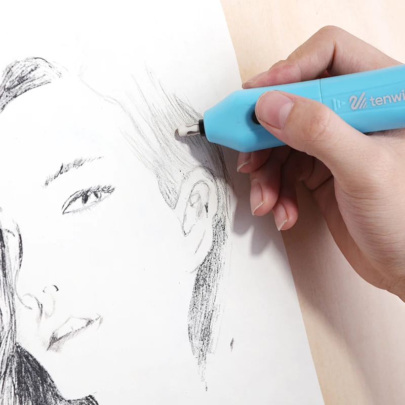 Милый художественный Электрический ластик кавайные мини ластики с наполнителем