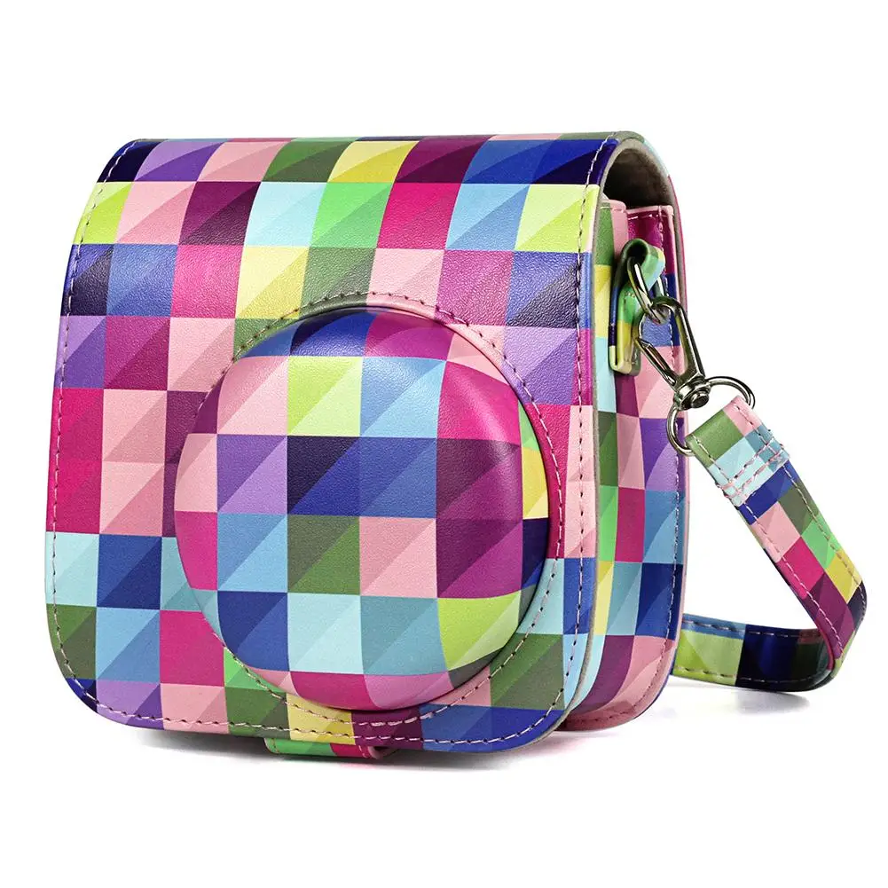 Цветная Сетчатая Сумка для камеры портативный защитный чехол из искусственной