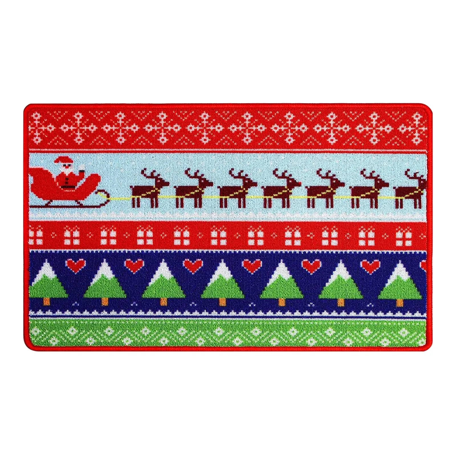 Напольный коврик фланелевый не скользящий для входной двери с надписью