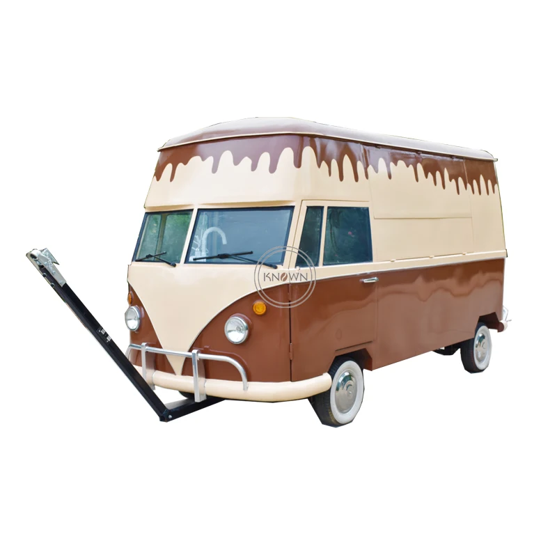 Мобильный уличный торговый прицеп для фаст фуда фургон барбекю и хот догов на