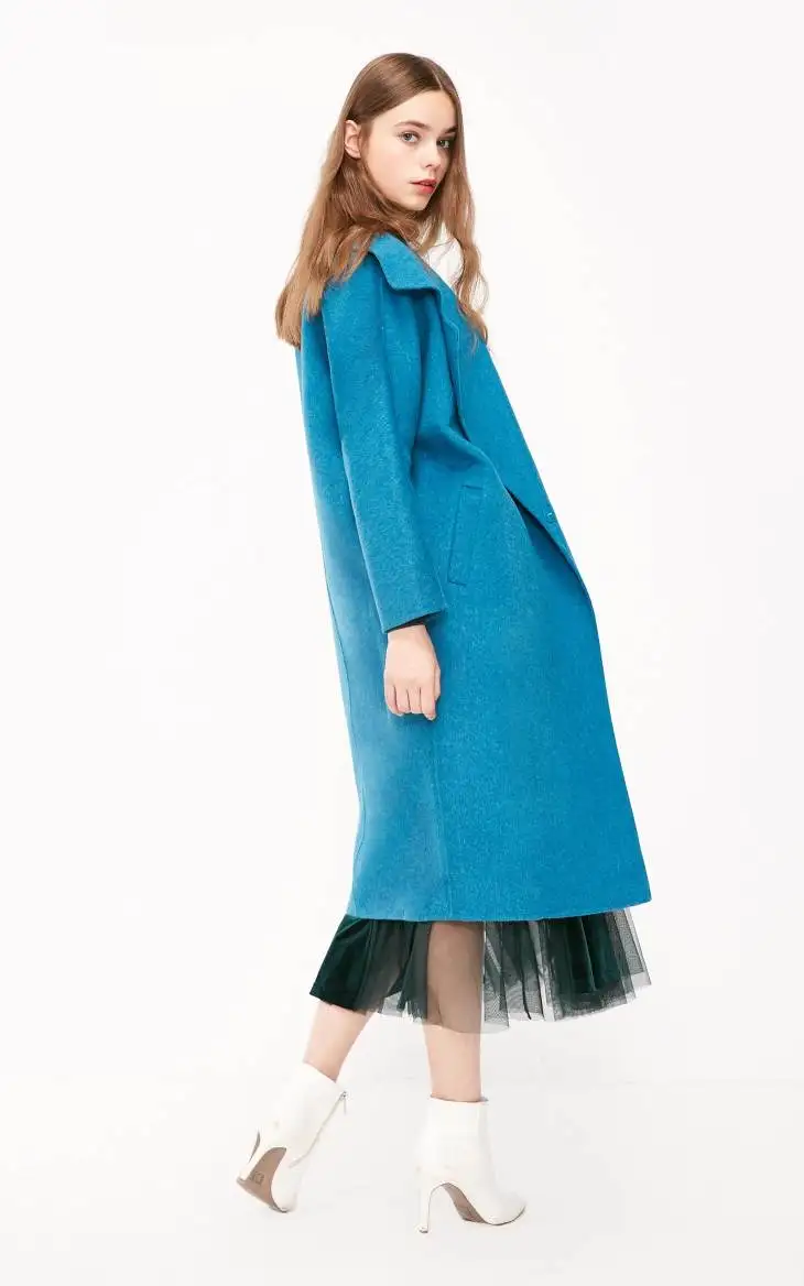 Vero Moda женское офисное пальто из чистой шерсти с нагрудным карманом на пуговицах | 318327556