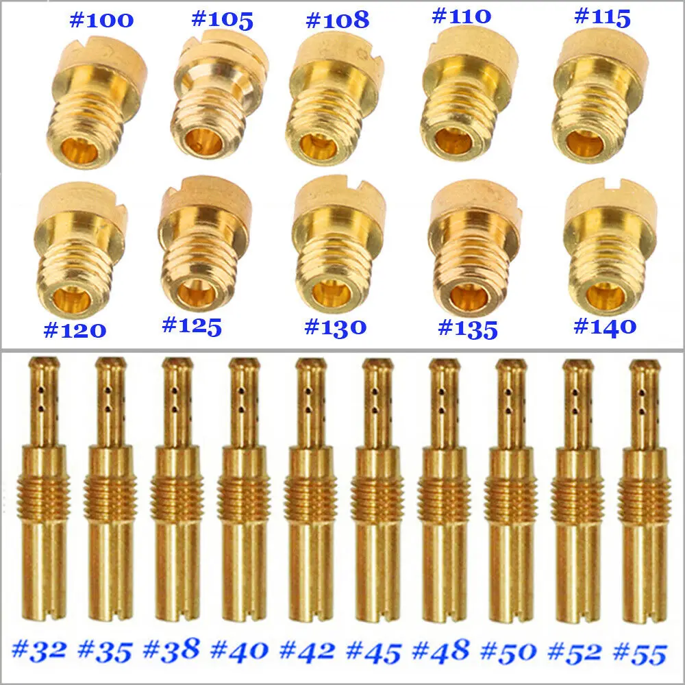 10 шт. карбюратор основной струйный комплект медленная струя пилота для PWK Keihin OKO CVK