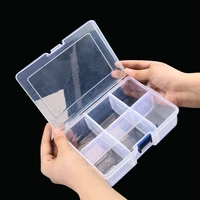 transparent plastic screw storage box hardware component classification box can hold tools and electronic parts with lid