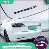 tey model3 spacex sticker for tesla model 3 letters tail letter sticker car accessories 2020 model three y model x s accessories