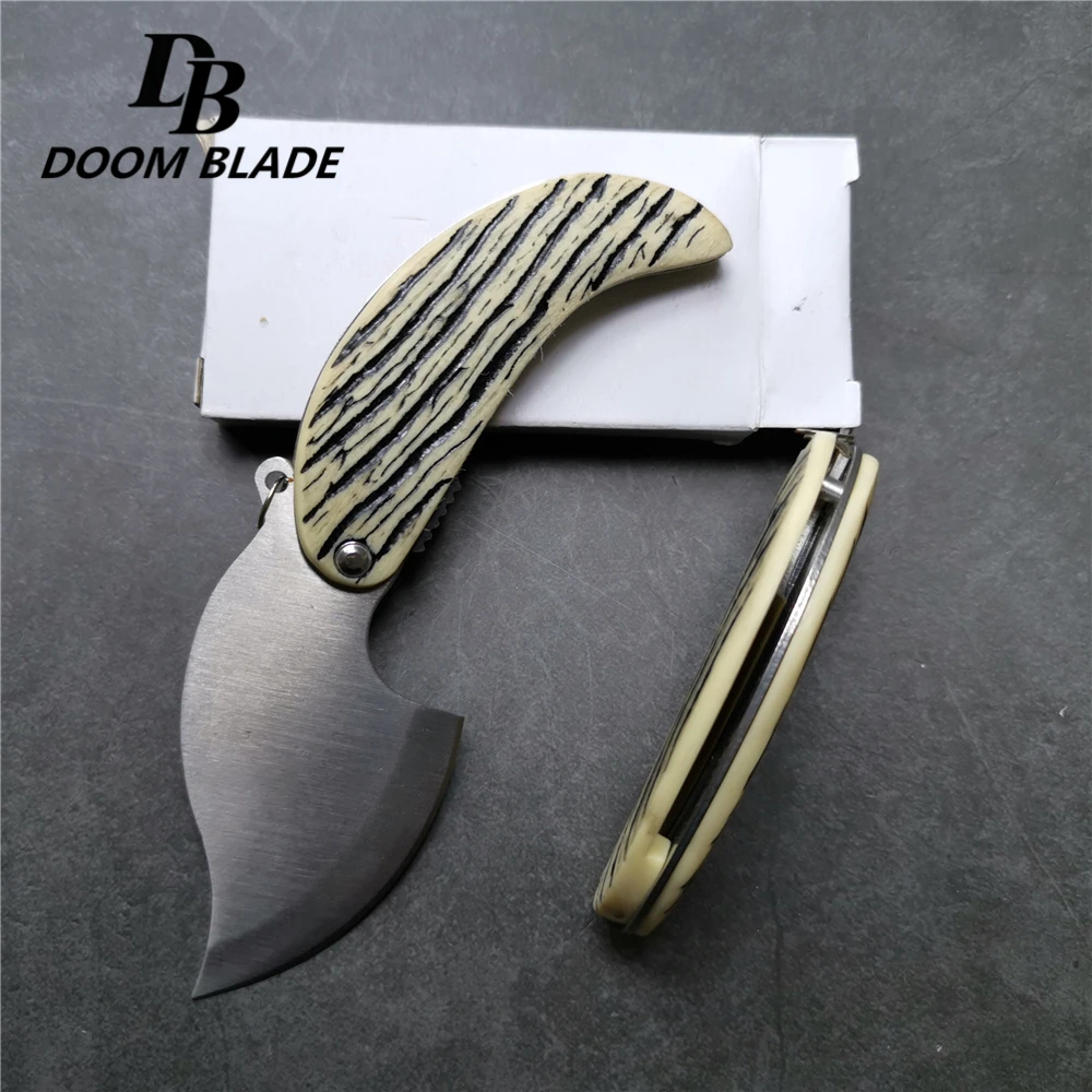 120 мм (4 7 '') 57HRC инструменты на открытом воздухе Karambit Ножи охотничьи ножи
