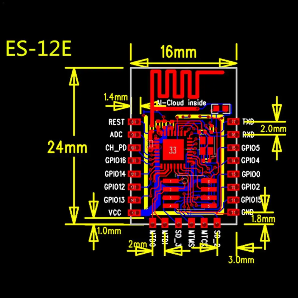 Serial WIFI Module Upgrade Remote Wireless Microcontroller 802.11N Development Board for Smart Product Wifi | Электроника