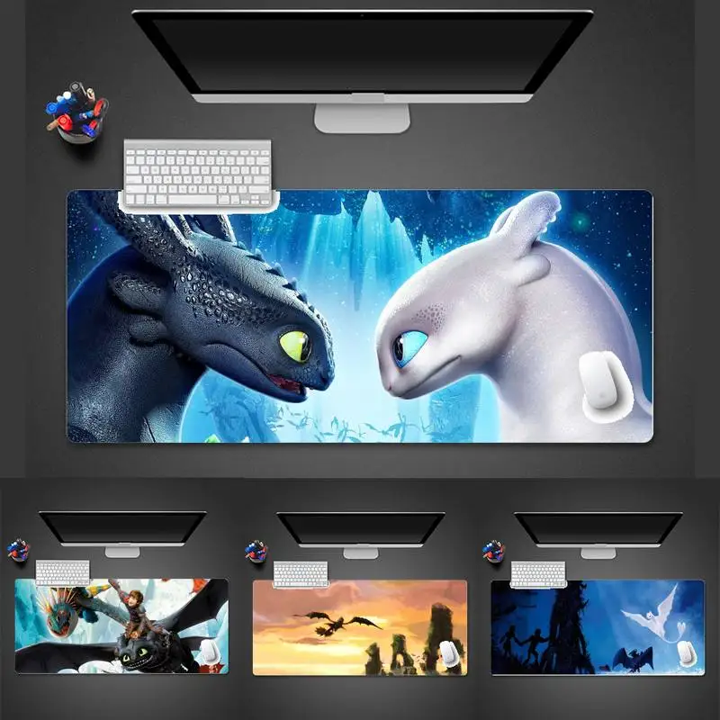 

How to Train Your Dragon Durable Rubber Desk Table Protect Game Office Work Mouse Mat pad X XL Non-slip Laptop Cushion