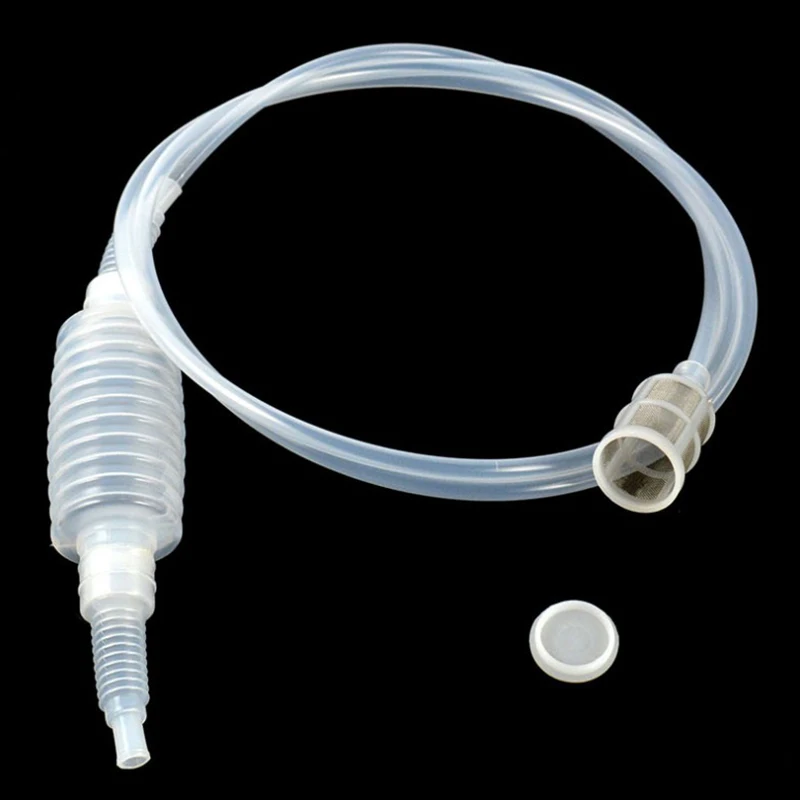 Food Grade Transparent Tube 1.97M Wine Making Tools Bar Sets Brew Syphon Pack Hand Knead Plastic Siphon Filter | Дом и сад
