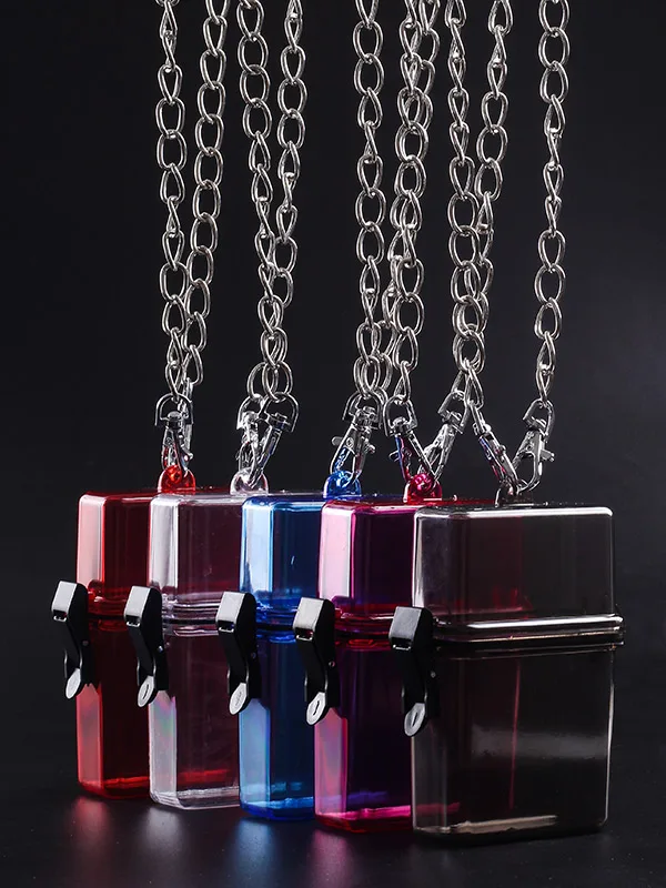 Новинка 1 шт. Водонепроницаемый прозрачный сигарета Коробка Чехол держатель с