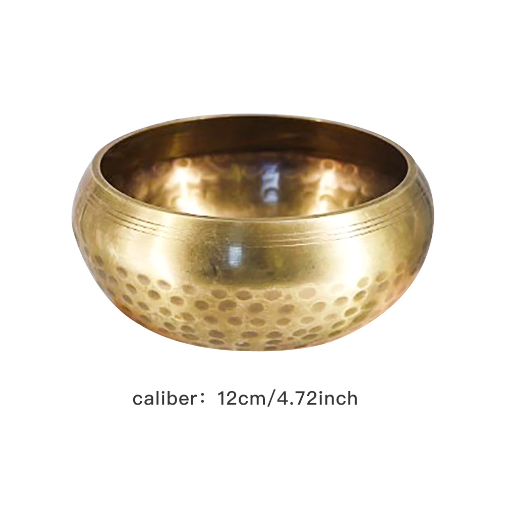 12cm Непальская чаша, Поющая чаша, ручной металлический чаша, Будда чаша, религиозная чаша, тибетская медитация чаша для пения Будды звук - Цвет: 12cm