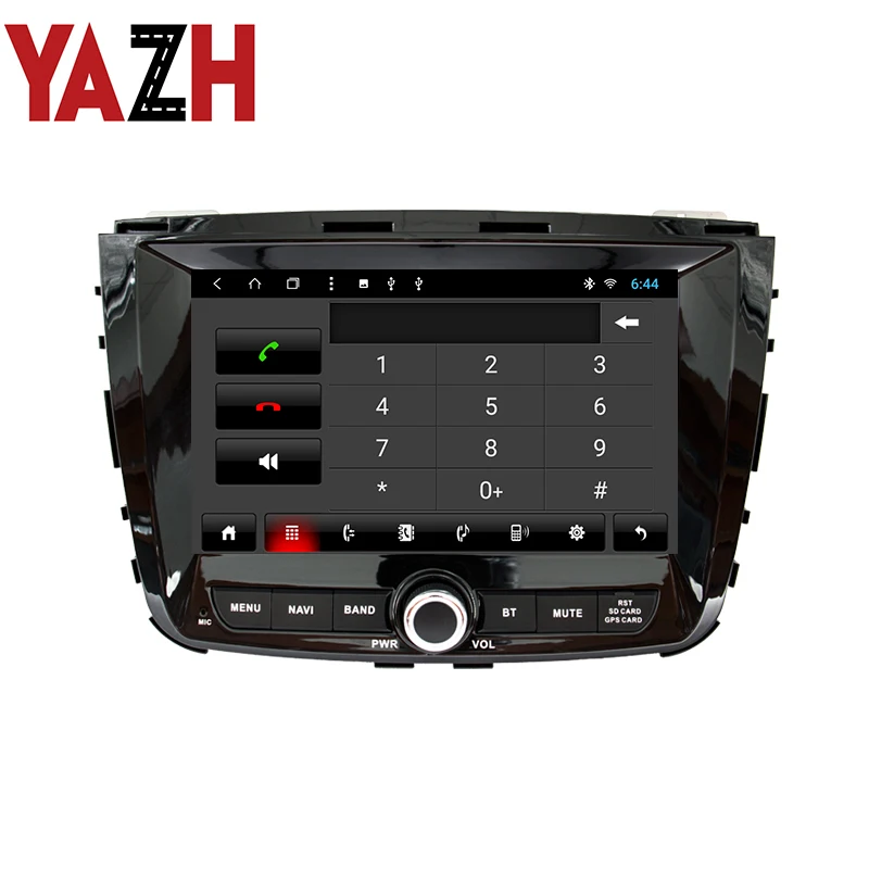 Автомагнитола YAZH 1080*600 HD IPS 1 Din для Ssangyong Rexton 2017 2018 с головным устройством 9 дюймов GPS
