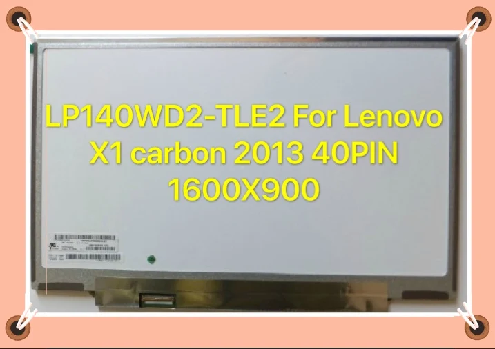 Оригинальный светодиодный сенсорный экран для ноутбука LP140WD2 (TL)(E2) 04X1756 Lenovo 2013