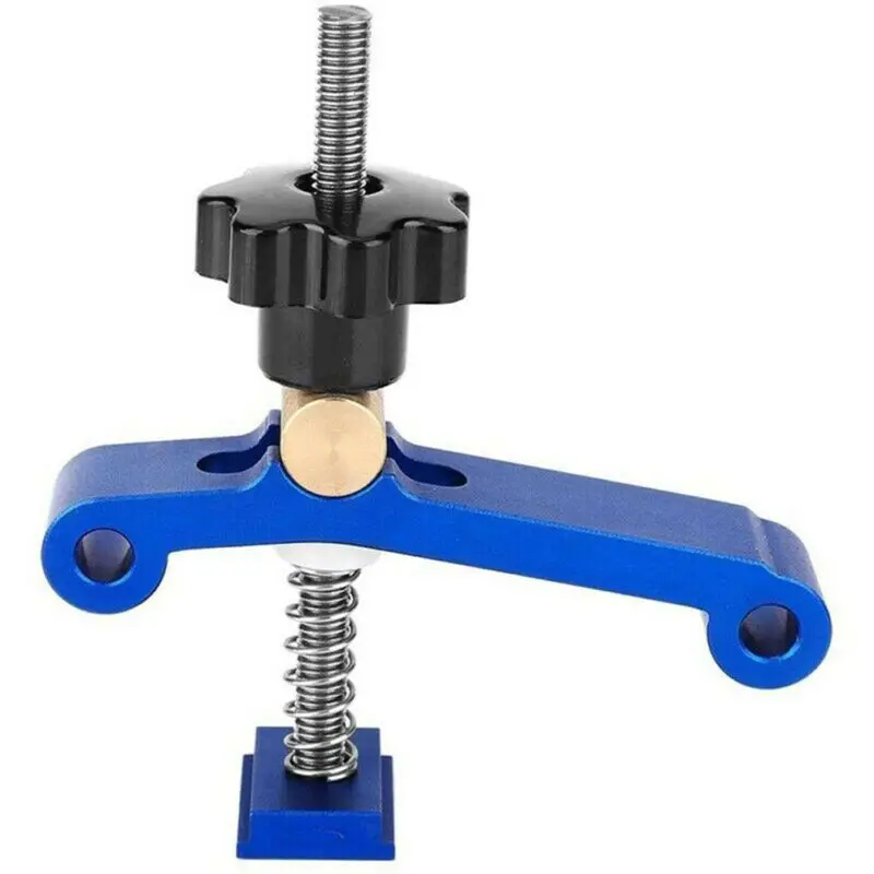 

T-Track Metal Hold Down Block Clamp Aluminum Alloy T-Slot T-Track Clamp Set Blocks Platen Woodworking Tools