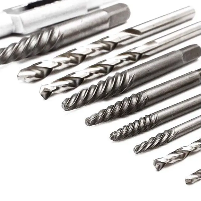

11Pcs/Set 3mm -10mm High Hardness Damaged Broken Screw Extractor Bolt Remover X4YE