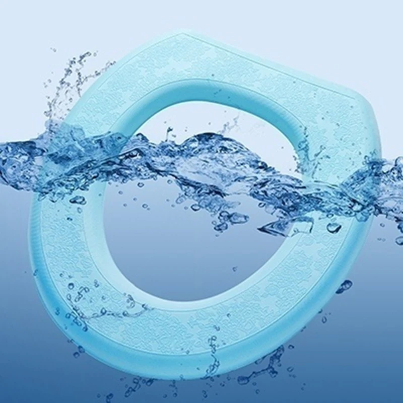 Мягкое сиденье для унитаза Waterpoof чехол ванной комнаты моющаяся подкладка подушка