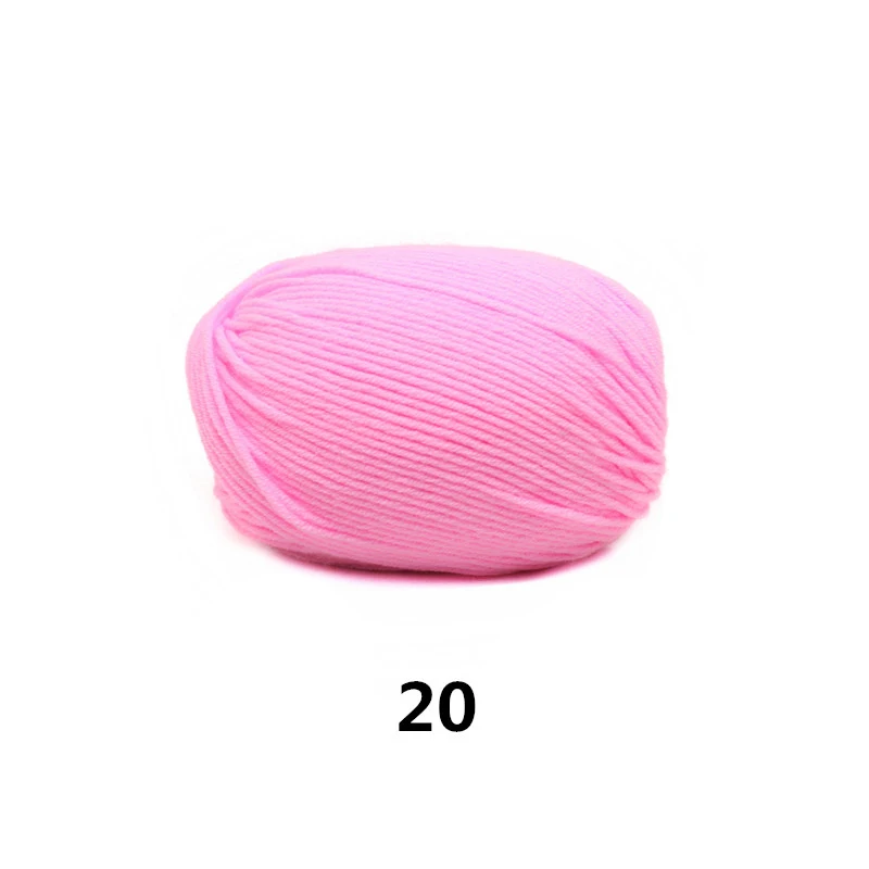 20 10pcs 10 шт. ПРЯЖА ДЛЯ ВЯЗАНИЯ Штраф Камвольной Хлопковой нити, Пряжа Смесовая Строки Ручного Вязания Пряжи для Свитера Шарф 500 г - Цвет: 20 10pcs