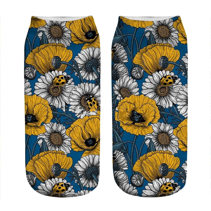 2021 женские носки кавайные с принтом заснеженных сов harajuku счастливые забавные