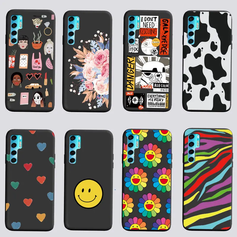 Чехол для TCL 20 Pro 5G мраморный Мягкий силиконовый чехол телефона Coque Funda сумка |