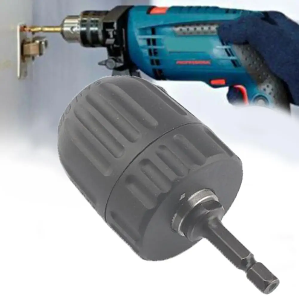 

1 Pcs Drill Chuck(included Hex Shank) Suitable For Power More Impact Drill 1050w O0C5