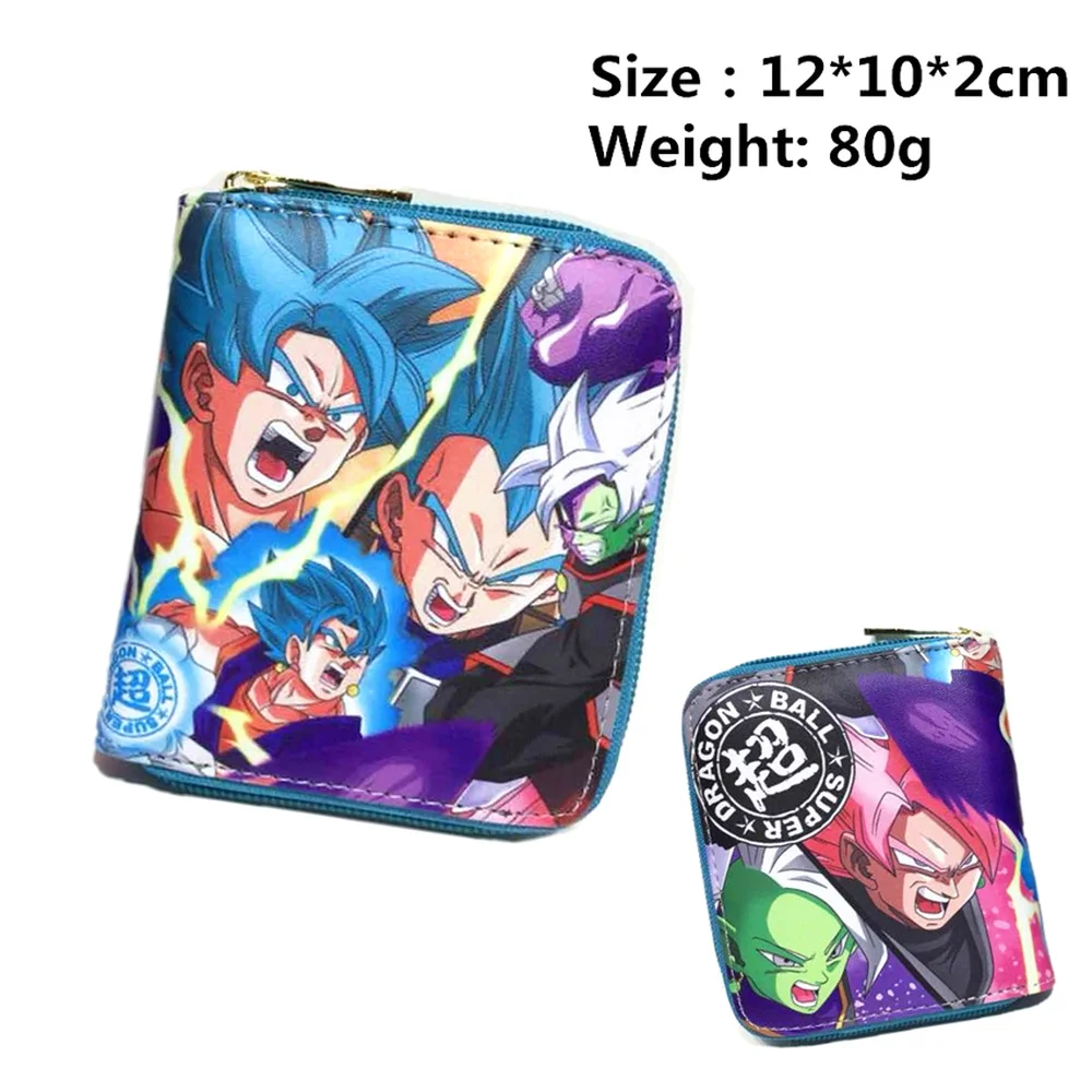 Мультфильм Аниме Кошелек Dragon Ball/stitch/Card Captor/Сейлор Мун/Марио/Кошмар перед Рождеством Pu на молнии Держатель для карт кошельки для монет
