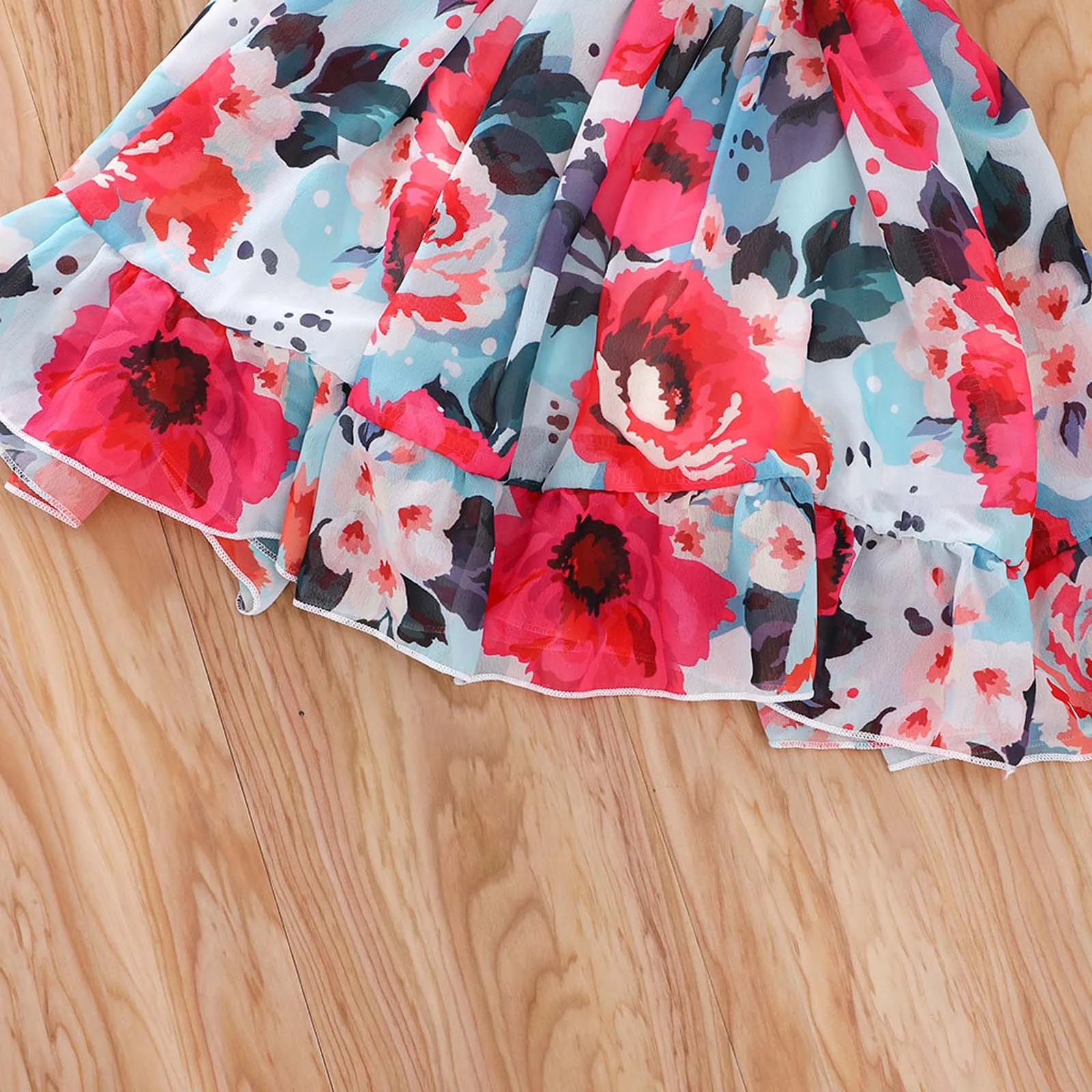 

Baby girl dress summer dress Toddler Kids Baby Girls Summer Sling Chiffon Skirt Princess Dress Sling Dress Child dresses