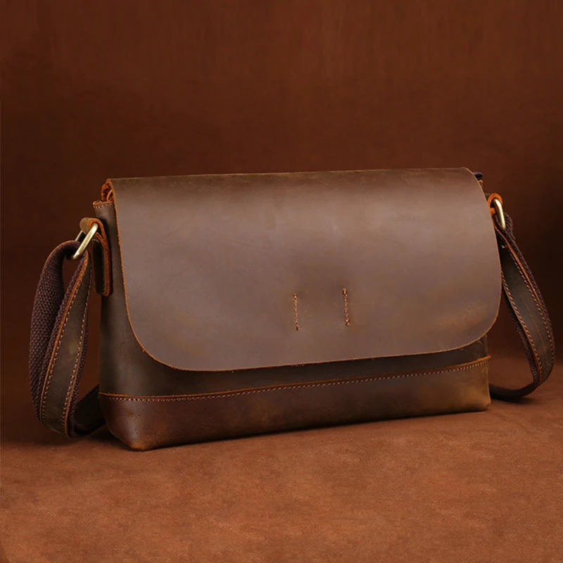 Высококачественная винтажная маленькая сумка через плечо Женская однотонная