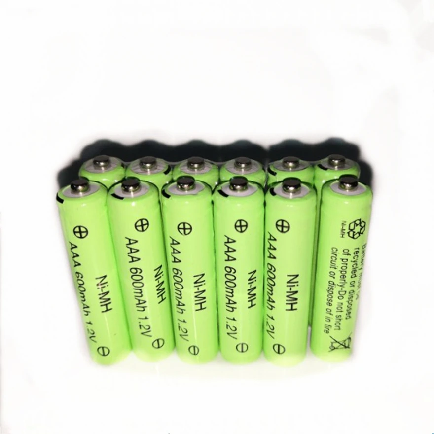 12 шт./лот 1 2 v 600mAh AAA перезаряжаемая батарея с дистанционным управлением игрушка