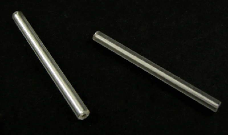 Silver Lined Около 1400 шт./фунт 1,2"~ 1,33" x 0,1" длинные черные трубки Стекло бусины Кристалл бисер из серии сделай сам, ювелирное изделие, для производства комплектующих для - Цвет: Silver Lined