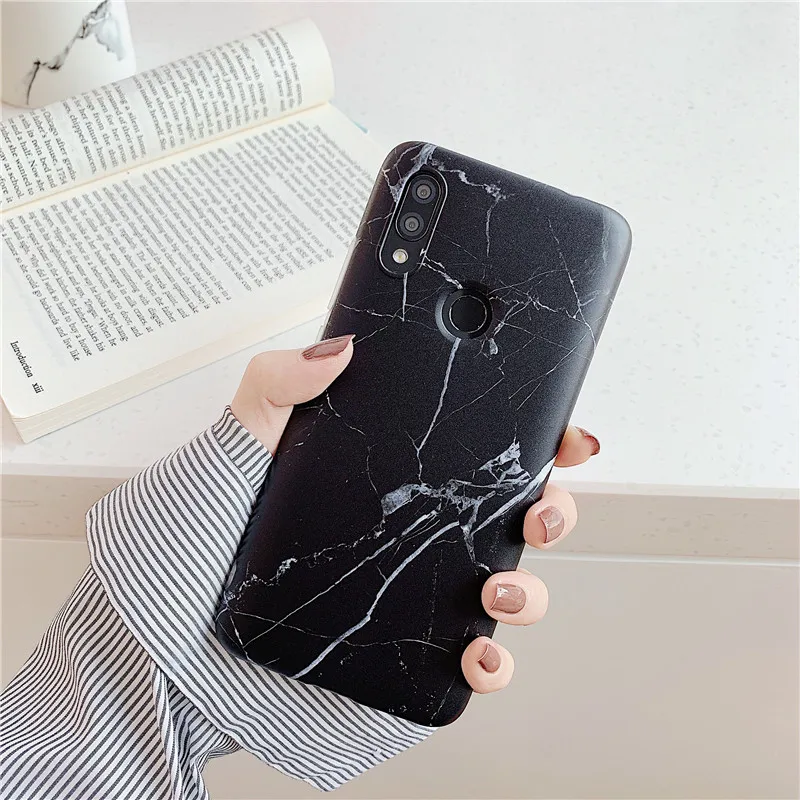 Чехол LANCHE marble для Xiaomi Redmi Note 7 Pro чехол из мягкого силикона и ТПУ задняя крышка