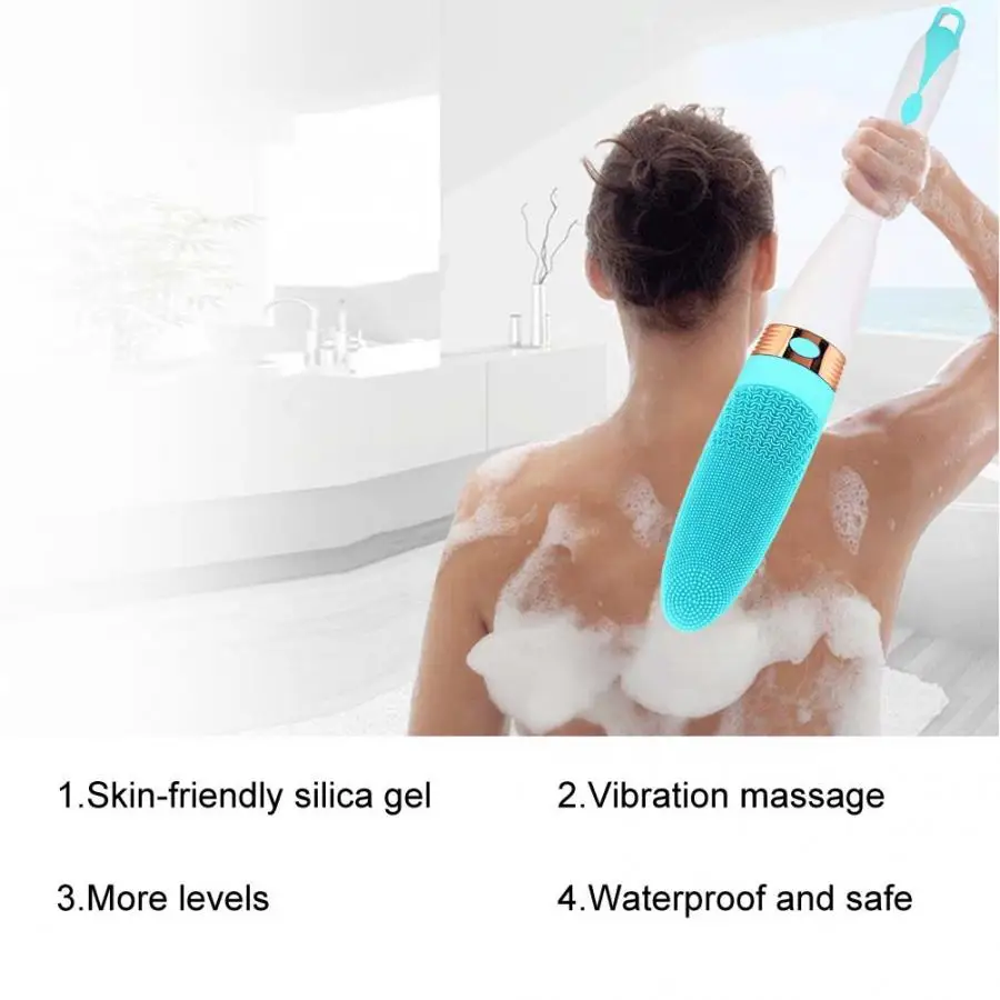 

Bath Bombs Multi-Function Electric Bath Brush Long Handle Body Cleaning Brush Bath Massager Bath Ball