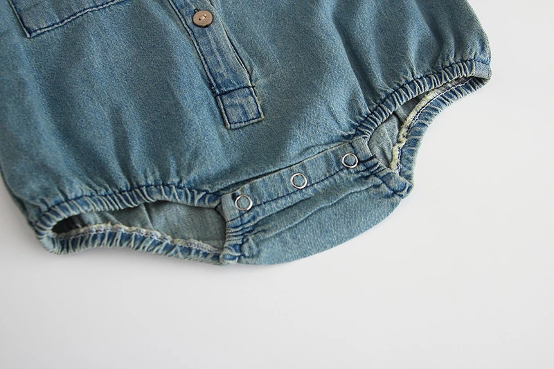 

Koodykids 2020 Baby Girl Baby Boy Bodysuits Spring Rompers Cotton Jeans Romper Blue Jeans Autumn Clothes Long Sleeve