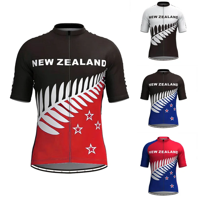

Летняя профессиональная коллекция 2021 года, Новая Зеландия, короткая велосипедная Джерси, велосипедная рубашка для горного велосипеда, одеж...