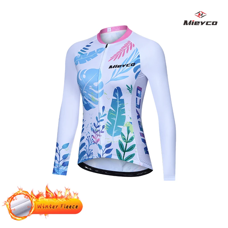 

Mieyco Ciclismo Invierno Racing Thermal Fleece Bicicleta Long Sleeve Jersey Mujer Invierno Women Cycling Bike Mallot Ciclismo