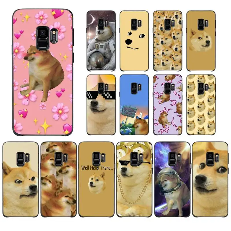

TOPLBPCS Doge Meme Kabosu Cute funny Phone Case For Samsung Galaxy J7 PRIME J2Pro2018 J4 Plus J5 PRIME J6 J7 Duo Neo J737 J8