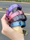 Прозрачный браслет для Xiaomi Mi Band 6 5 4 3 ремешок для miband6 miband4 силиконовый сменный ремешок для часов Xiaomi Mi Band 3 4 ремешок
