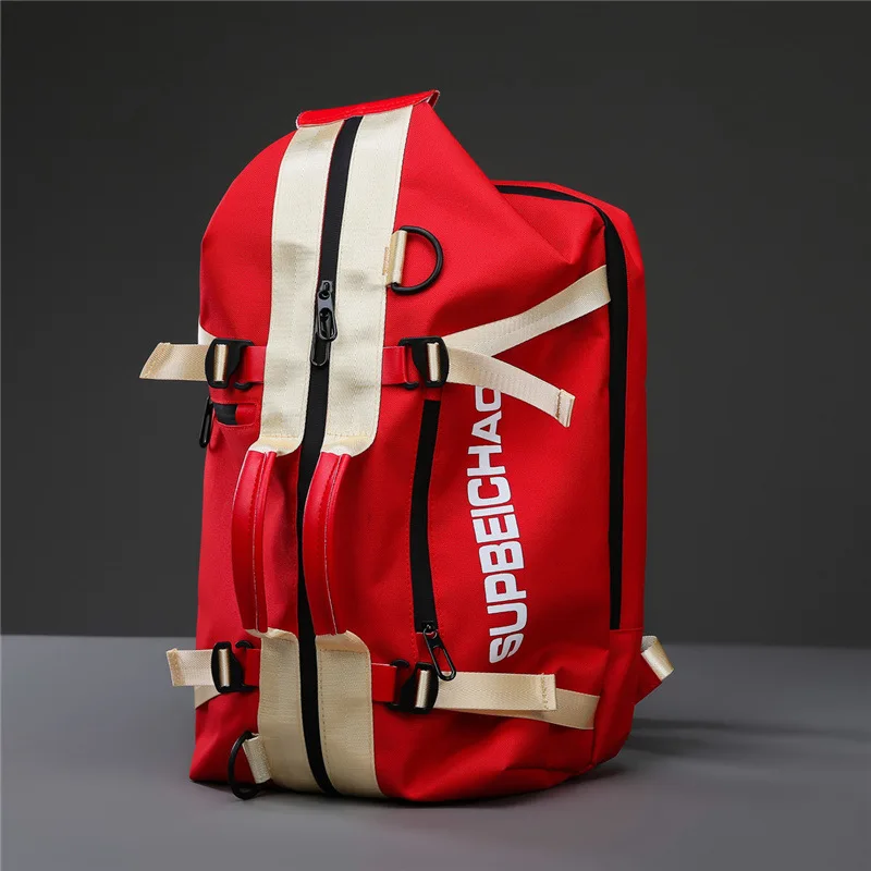 Unisex Gym Bag Women Fitness Rucksack Large Waterproof Multifunctional Hand Luggage Duffle Crossbody Travel Bags XA98WB | Спорт и