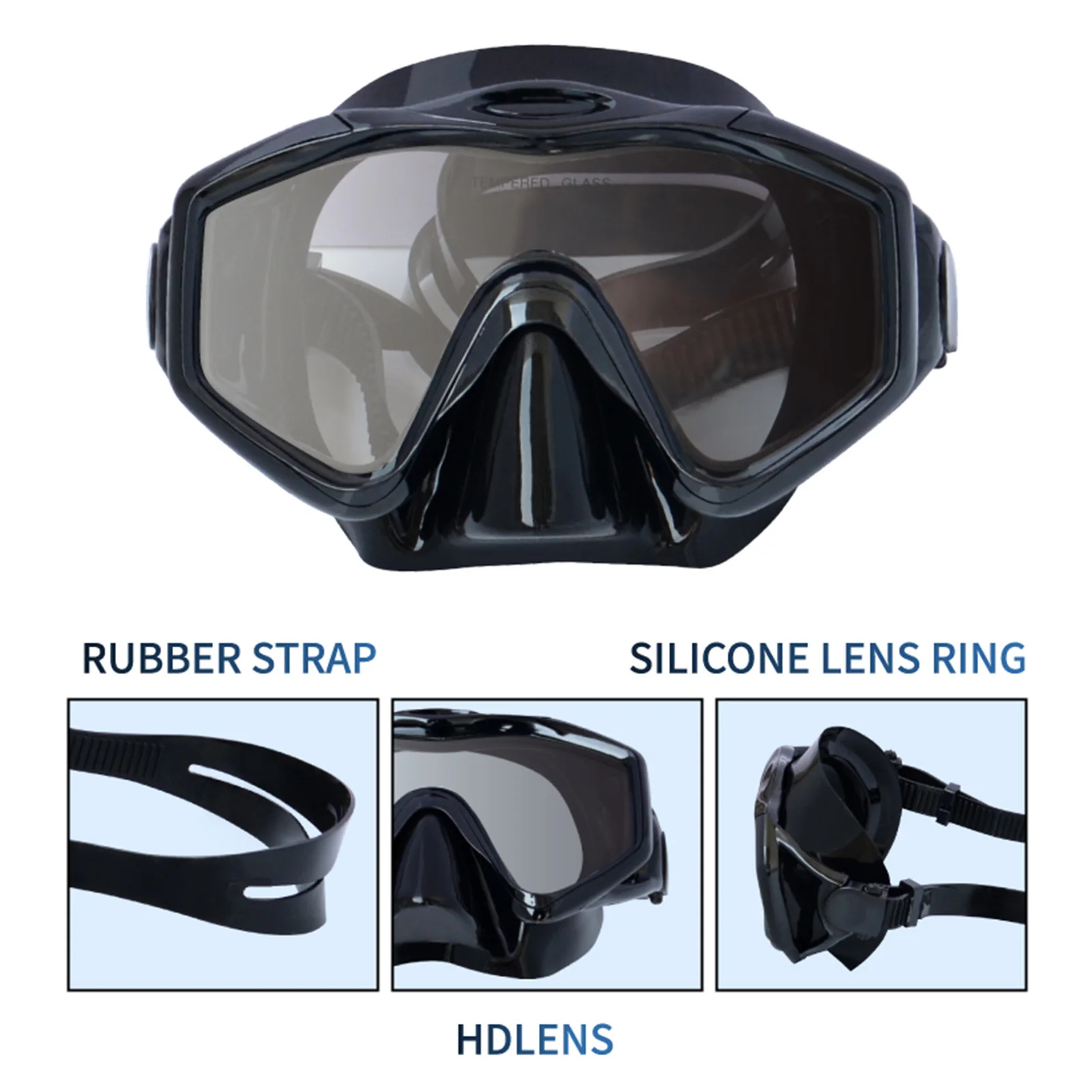 

Large Frame High-definition Waterproof Diving Goggles No Leaking UV Protection Swim Snorkeling Mask Swimming Equipment