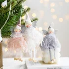 Рождественское украшение, Санта-Клаус, снеговик, ангел, кукла, рождественская подвеска, Новогоднее украшение, подвесные украшения, украшения для рождественской елки