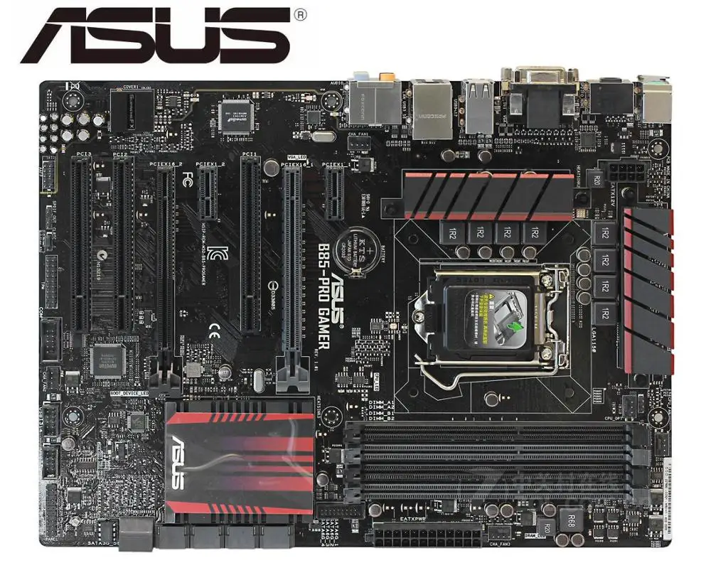 Б/у материнская плата для ноутбука ASUS B85 PRO геймера LGA 1150 DDR3 32 Гб USB3.0 intel I3 I5 I7 22nm