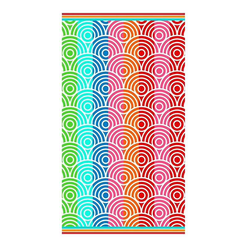 Пляжное полотенце 100*180 см высокое качество реактивный принт размера плюс