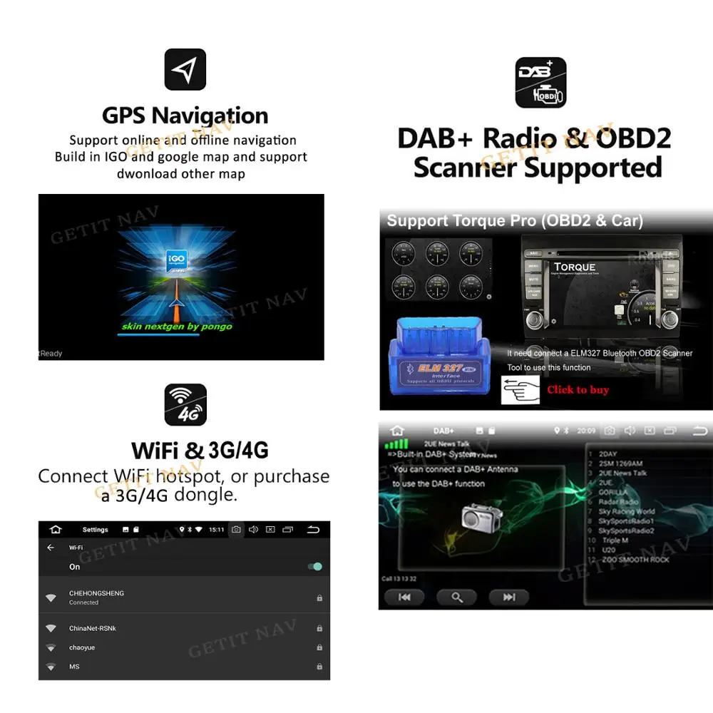 $245.00 DSP Chip IPS Screen Android 11 Car Multimedia playe for Land Rover Freelander 2 2007-2012 GPS Navigation Stereo Radio WiFi BT