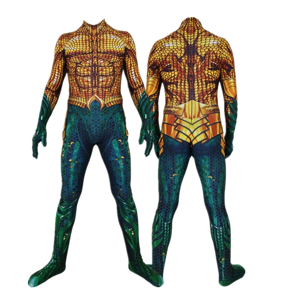Костюм для косплея из фильма Aquaman костюм супергероя Артура Карри Orin Zentai