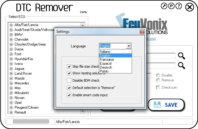 DTC Remover 1.8.8.5 [01 11 2018] обновляемый + USB модем|keygen|liebherr |