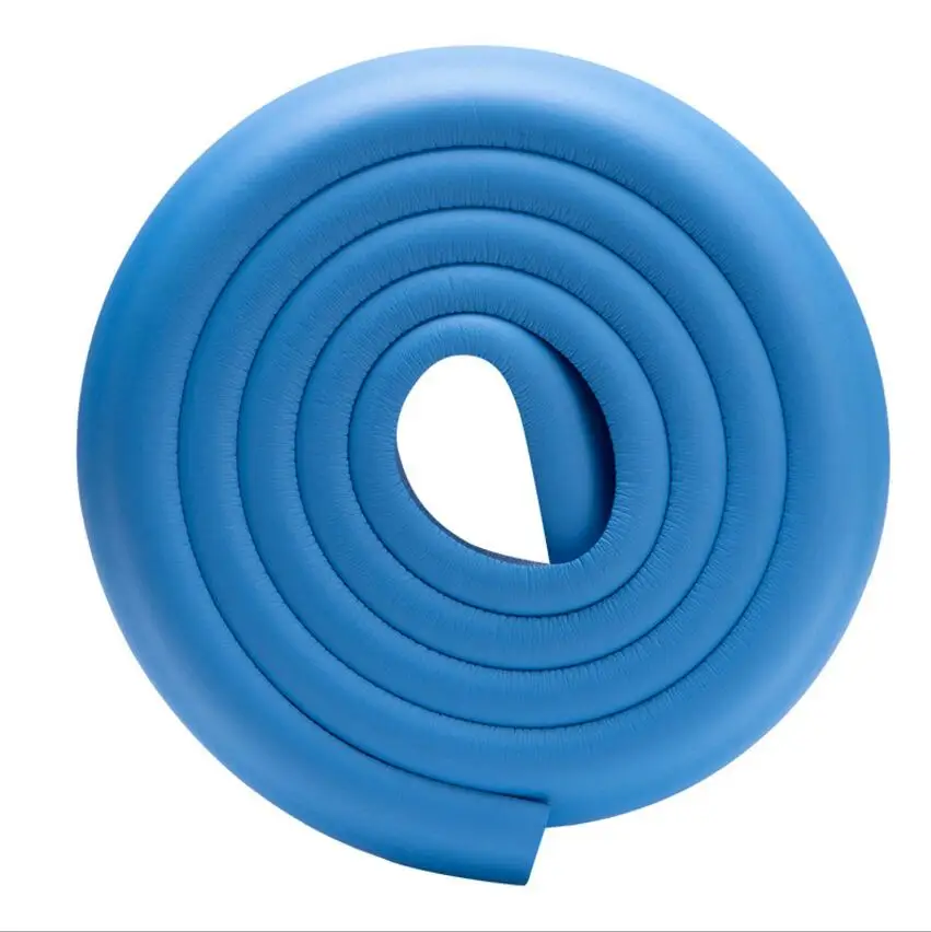 Blue 2 м толстые Угловые Охранники Детский защитный на мебель настольный протектор угловая крышка стола защитная лента поролоновые углы бампер - Цвет: Blue